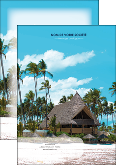 impression affiche agence immobiliere maison maison sur la plage lotissement MID40573