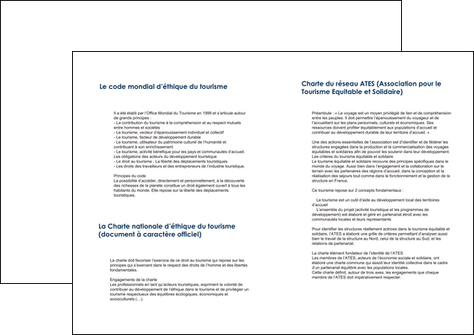 personnaliser modele de depliant 2 volets  4 pages  agence immobiliere maison maison sur la plage lotissement MID40579