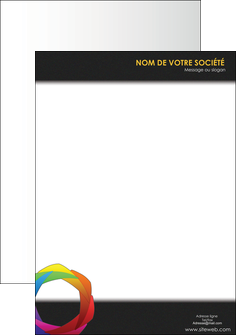impression tete de lettre peinture arc en ciel decale MIF40963