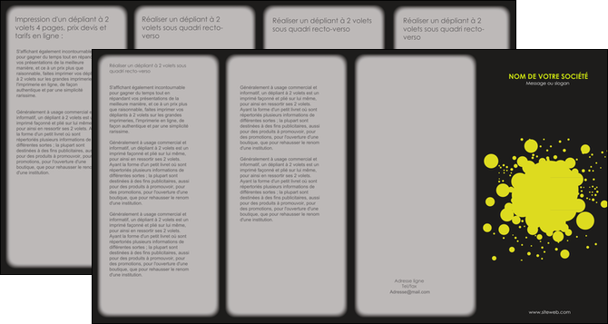 faire depliant 4 volets  8 pages  texture contexture structure MIDLU41373