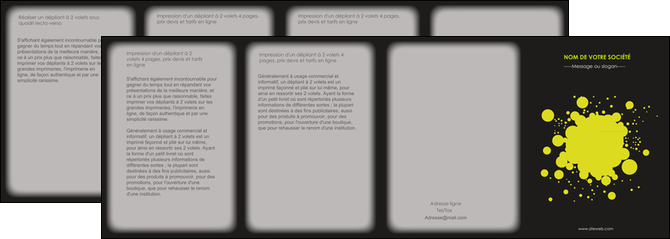 modele depliant 4 volets  8 pages  texture contexture structure MIDLU41375