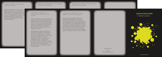 modele depliant 4 volets  8 pages  texture contexture structure MIDLU41375