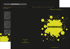 exemple depliant 2 volets  4 pages  texture contexture structure MIDLU41387
