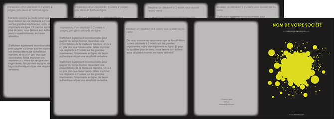 creation graphique en ligne depliant 4 volets  8 pages  texture contexture structure MIDLU41389