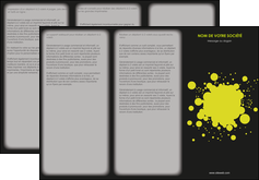 realiser depliant 3 volets  6 pages  texture contexture structure MIDLU41397
