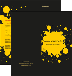 faire depliant 2 volets  4 pages  abstrait art artistique MIFLU41485