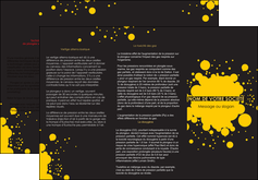 faire depliant 3 volets  6 pages  abstrait art artistique MIFLU41487