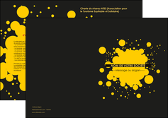 impression depliant 2 volets  4 pages  abstrait art artistique MIFLU41515