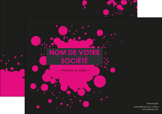 modele flyers peinture rose tache de peinture MLIG41693