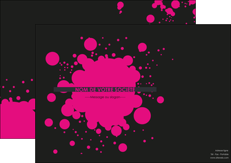 imprimerie affiche peinture rose tache de peinture MLIG41697