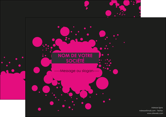 modele affiche peinture rose tache de peinture MLIG41701