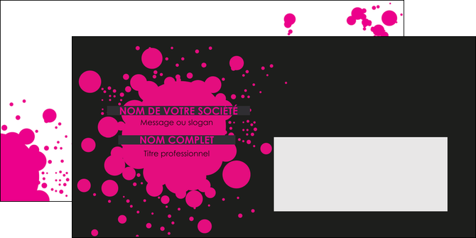 imprimerie enveloppe peinture rose tache de peinture MLGI41715