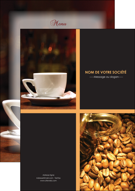 creation graphique en ligne affiche bar et cafe et pub bar cafe pub MIFCH41809