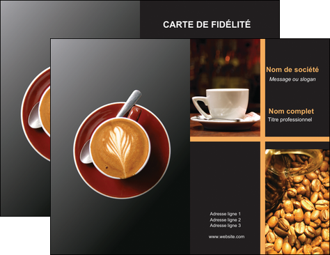 modele en ligne carte de visite bar et cafe et pub bar cafe pub MIFCH41821