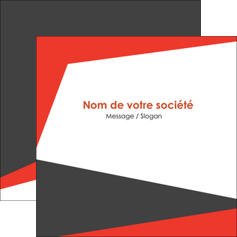 faire modele a imprimer flyers rouge noir moderne MIF41851