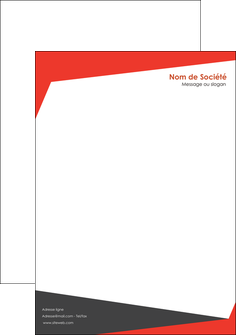 exemple tete de lettre rouge noir moderne MIF41853