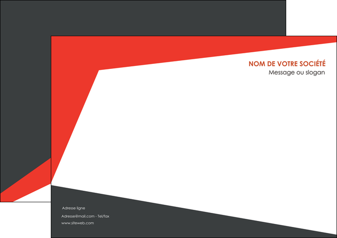 modele en ligne affiche rouge noir moderne MFLUOO41861