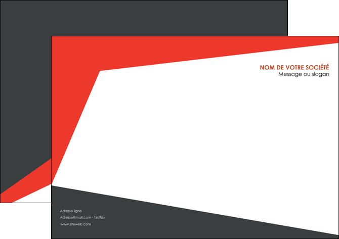cree affiche rouge noir moderne MFLUOO41867