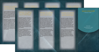 realiser depliant 4 volets  8 pages  texture contexture structure MLGI42333