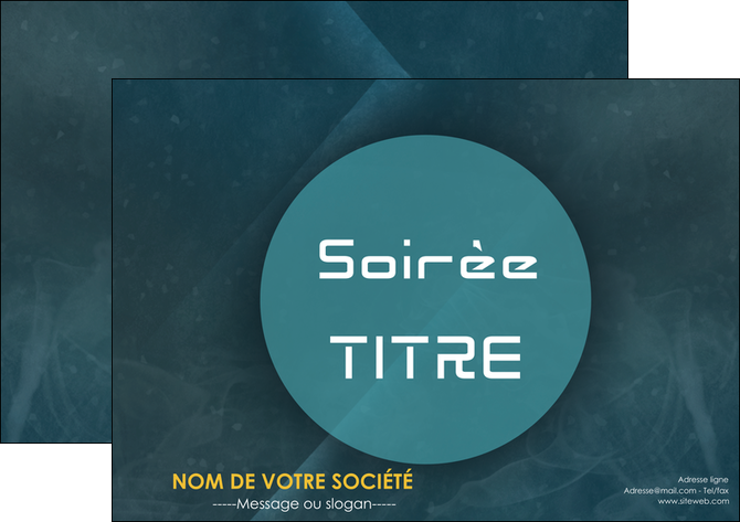 modele affiche soiree evenement evenementiel MIDBE42353