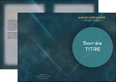 maquette en ligne a personnaliser depliant 2 volets  4 pages  soiree evenement evenementiel MLIG42383