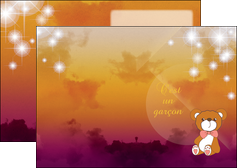 maquette en ligne a personnaliser depliant 2 volets  4 pages  lune pleine lune tableau pleine lune MIF42399