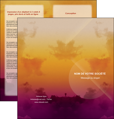 faire modele a imprimer depliant 2 volets  4 pages  lune pleine lune tableau pleine lune MLIGCH42425
