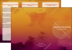 creation graphique en ligne depliant 3 volets  6 pages  lune pleine lune tableau pleine lune MIF42427