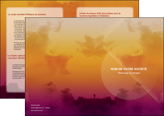 realiser depliant 2 volets  4 pages  lune pleine lune tableau pleine lune MIF42455