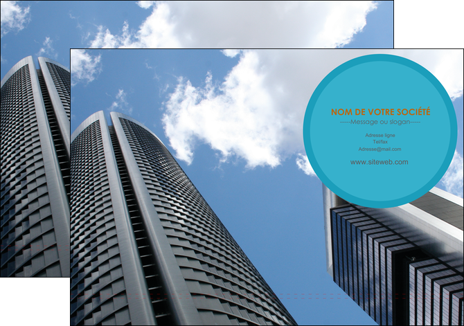 imprimer pochette a rabat agence immobiliere immeuble gratte ciel immobilier MID42539
