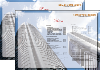 modele set de table agence immobiliere immeuble gratte ciel immobilier MID42551