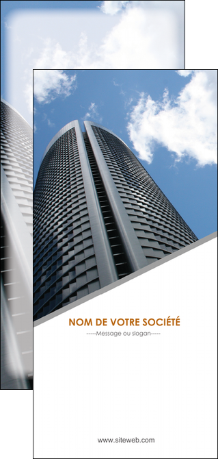 modele en ligne flyers agence immobiliere immeuble gratte ciel immobilier MID42553