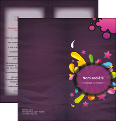 creation graphique en ligne depliant 2 volets  4 pages  texture contexture structure MLIG42577