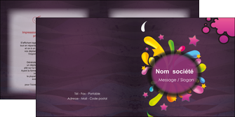 exemple depliant 2 volets  4 pages  texture contexture structure MLIG42583