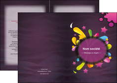 maquette en ligne a personnaliser depliant 2 volets  4 pages  texture contexture structure MLIG42587