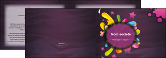 creation graphique en ligne depliant 2 volets  4 pages  texture contexture structure MLIG42603