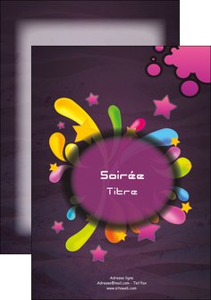 realiser affiche soiree concert show MLIGLU42617