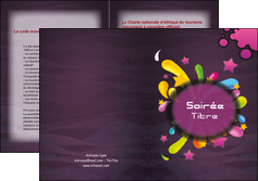 impression depliant 2 volets  4 pages  soiree concert show MLIGLU42619
