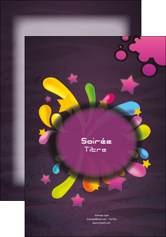 faire modele a imprimer affiche soiree concert show MLIGLU42641