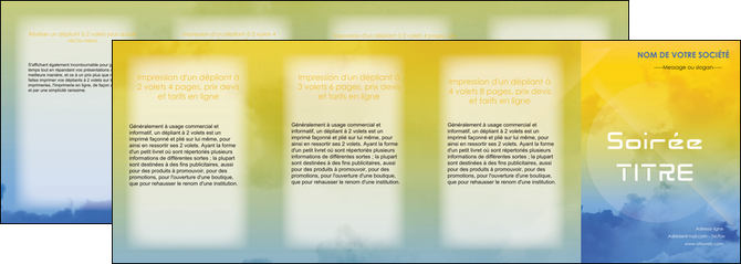 creer modele en ligne depliant 4 volets  8 pages  soiree concert show MIDBE42673