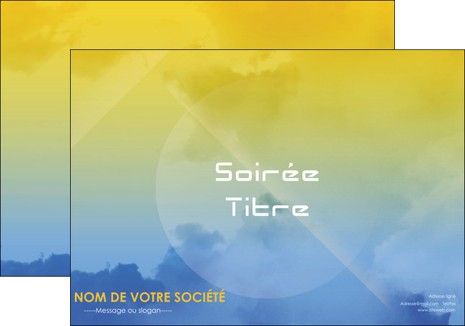 faire modele a imprimer affiche soiree concert show MIDBE42677