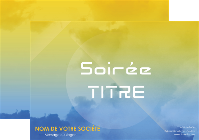 creer modele en ligne flyers soiree concert show MIDBE42681