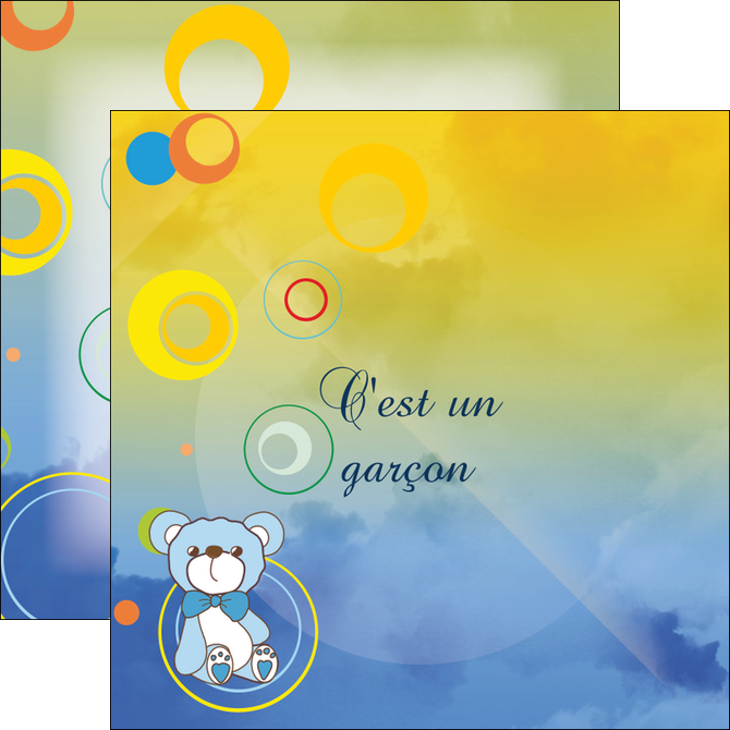 faire flyers naissance nativite arrivee dun bebe MIDBE42743