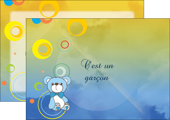 creer modele en ligne flyers naissance nativite arrivee dun bebe MIDBE42747