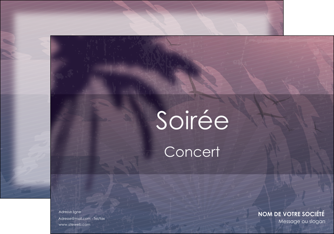 creation graphique en ligne affiche soiree concert show MIDBE42761