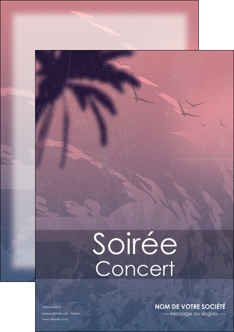 imprimerie affiche soiree concert show MIDBE42771