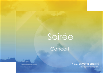personnaliser maquette flyers soiree concert show MIDBE42787
