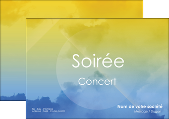 impression flyers soiree concert show MIDBE42789
