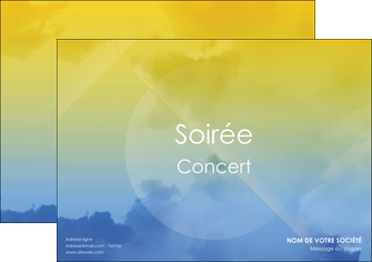 maquette en ligne a personnaliser affiche soiree concert show MIDBE42791