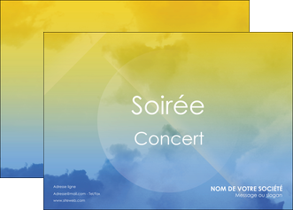 faire modele a imprimer affiche soiree concert show MIDBE42793